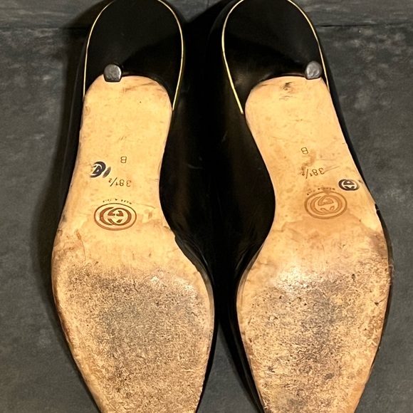 Authentic Vintage Gucci Classic Leather Pumps Heels - Picture 5 of 6
